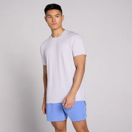MP Heren Tempo Marl T-Shirt - Lila Grijs