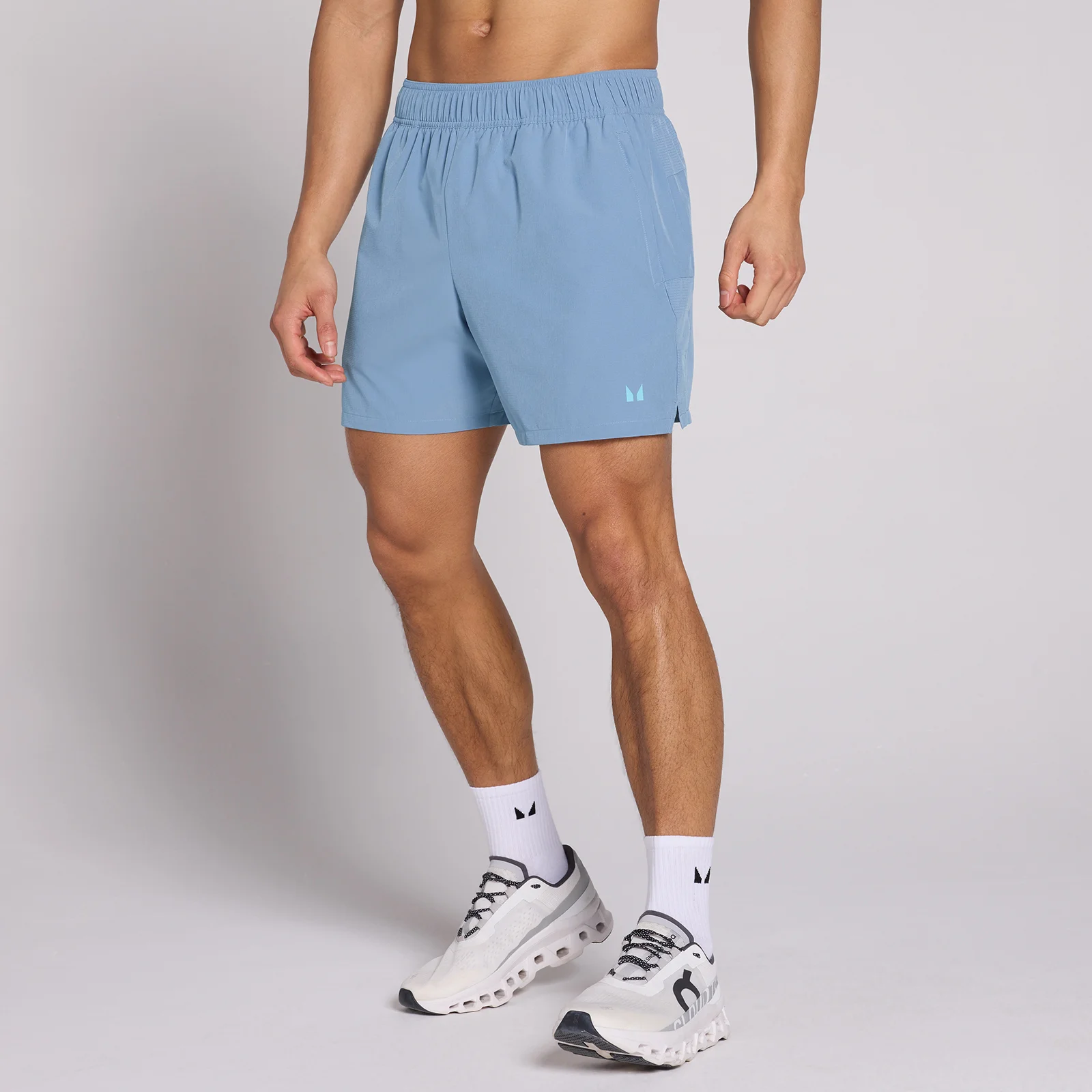 MP Men's Active Training 5" Pocket Short - Fog Blue - L Afbeelding 1