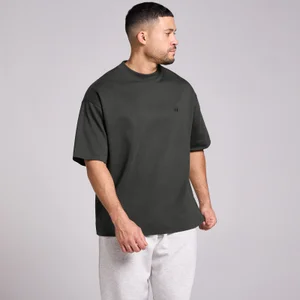 MP Heren Oversized Katoenen T-Shirt - Gewassen Zwart - Size XS