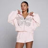 MP Dames Lift Graphic Lifestyle Hoodie met Rits - Babyroze