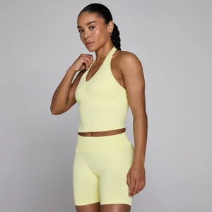 MP Dames Tempo Naadloze Halternek Top - Citroengeel - Size XXL