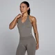 MP Dames Tempo Naadloze Halternek Top - Dark Truffle