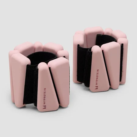 Myprotein Siliconen Enkel-/Polsgewichten In Tas (1lbs) - Blush