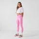 MP Dames X Tatiana Contrast Dipped Waist Legging - Pretty Pink