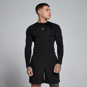 MP Heren Training Lange Mouw Basislaag - Zwart - Size XS