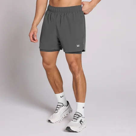 MP Men's 5" 2-in-1 Training Shorts - Dark Grey