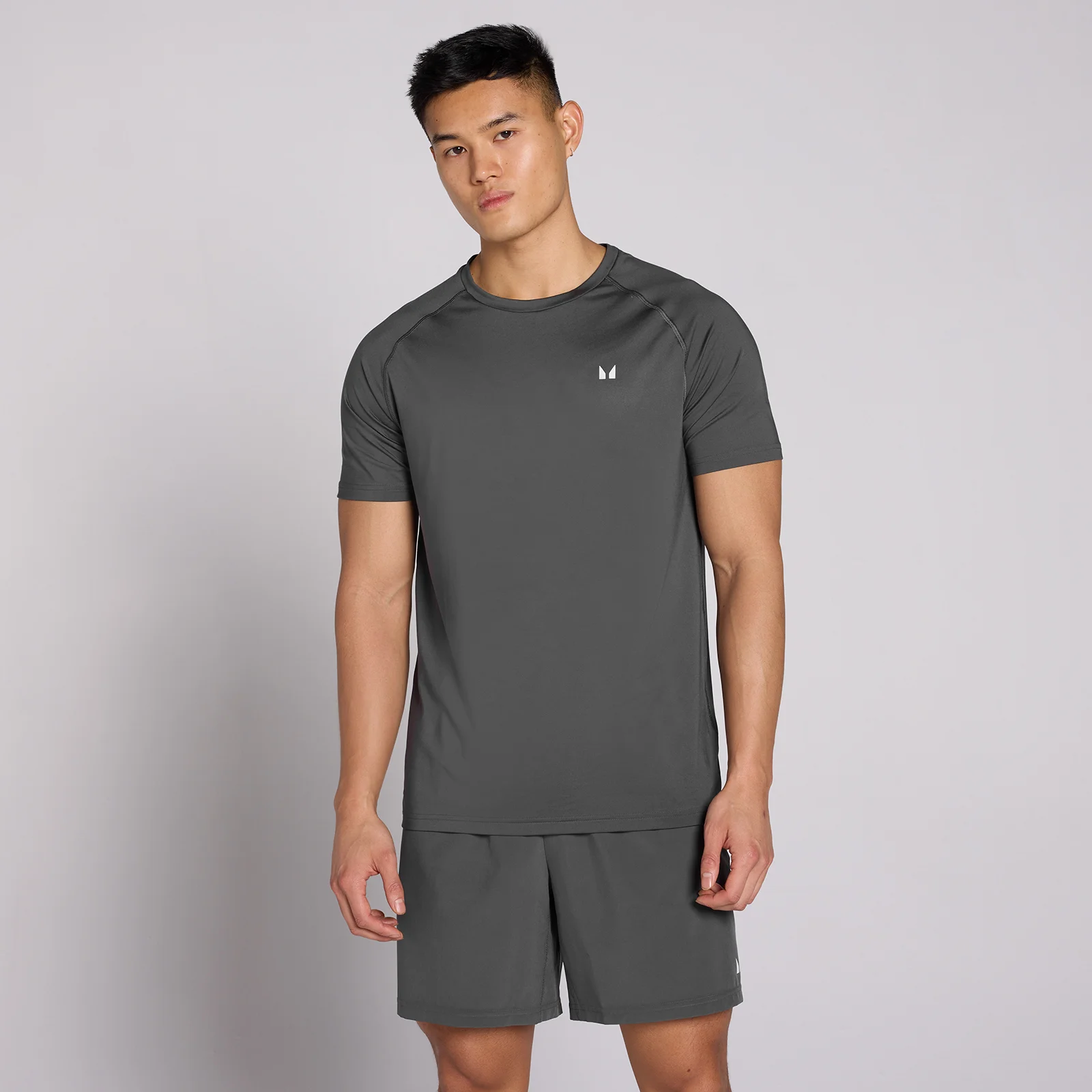 MP Men's Training Short Sleeve T-Shirt - Dark Grey - S Afbeelding 1
