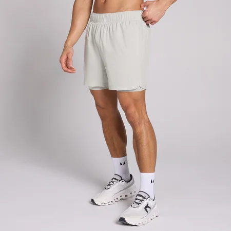 MP Heren 5" 2-in-1 Trainingsshort - Chroom
