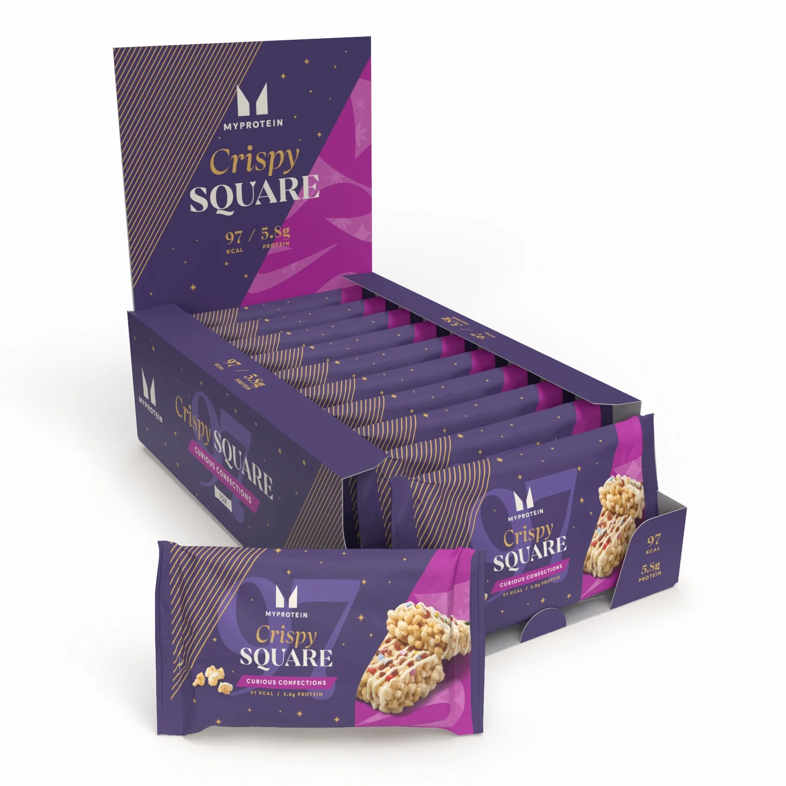 Crispy Square - 10Repen - Curious Confections Afbeelding 1
