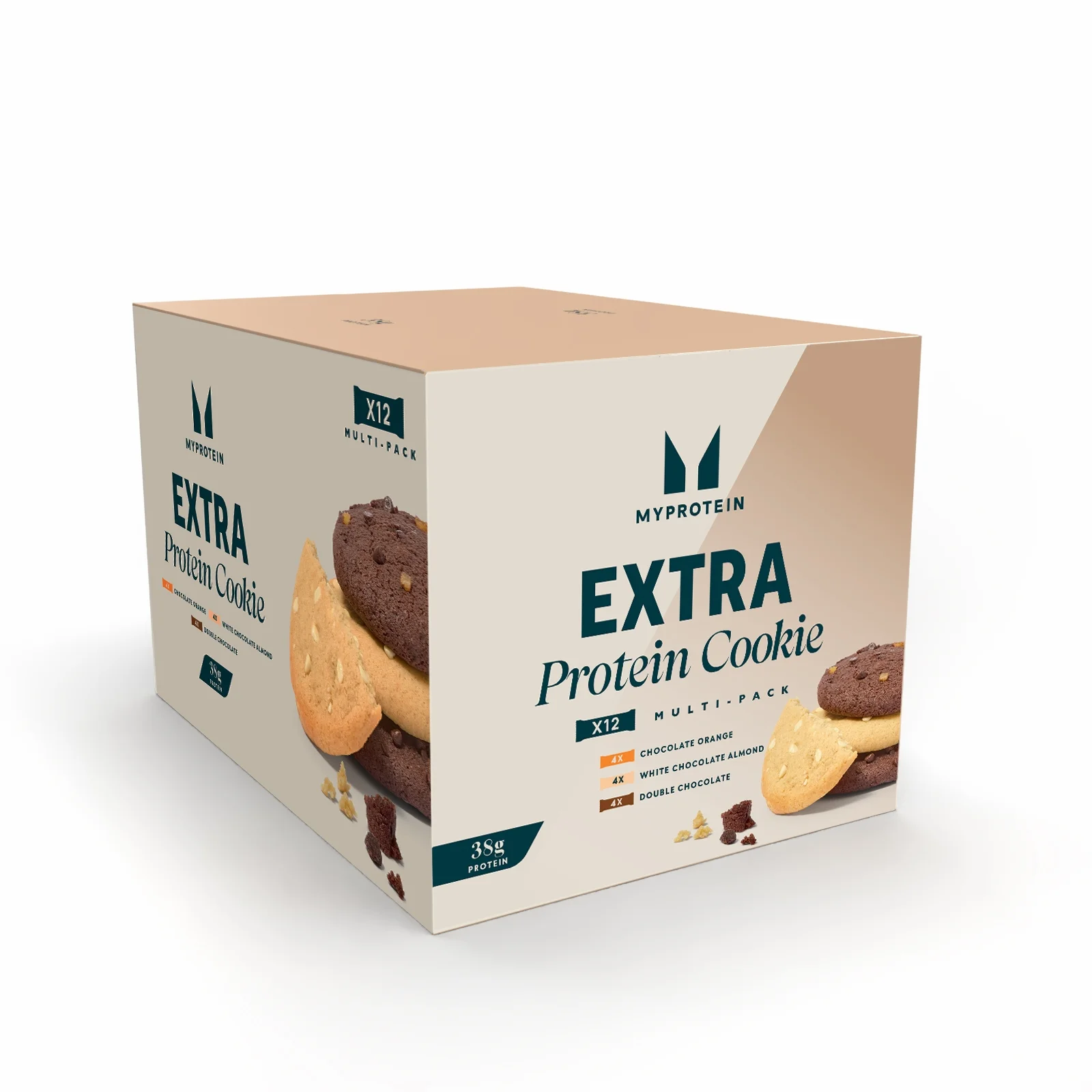Protein Cookie - 12cookies - Chocolate, Variety Afbeelding 1