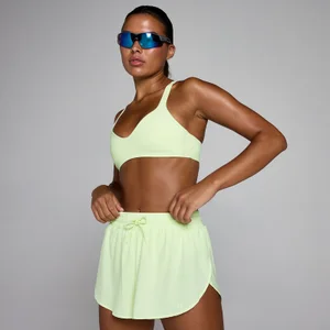MP Dames Tempo Twist Back Sport-BH - Gewassen Limoen - Size XL