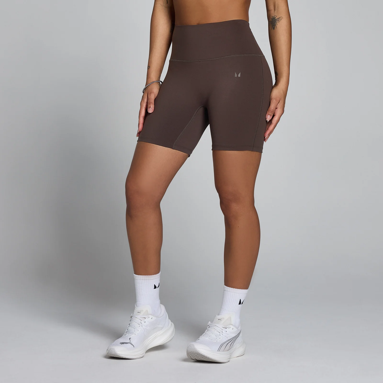 MP Dames Tempo Hoge Taille Short - Cacao - M Afbeelding 1