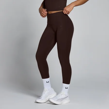 MP Dames Tempo Hoge Taille Legging - Cacao