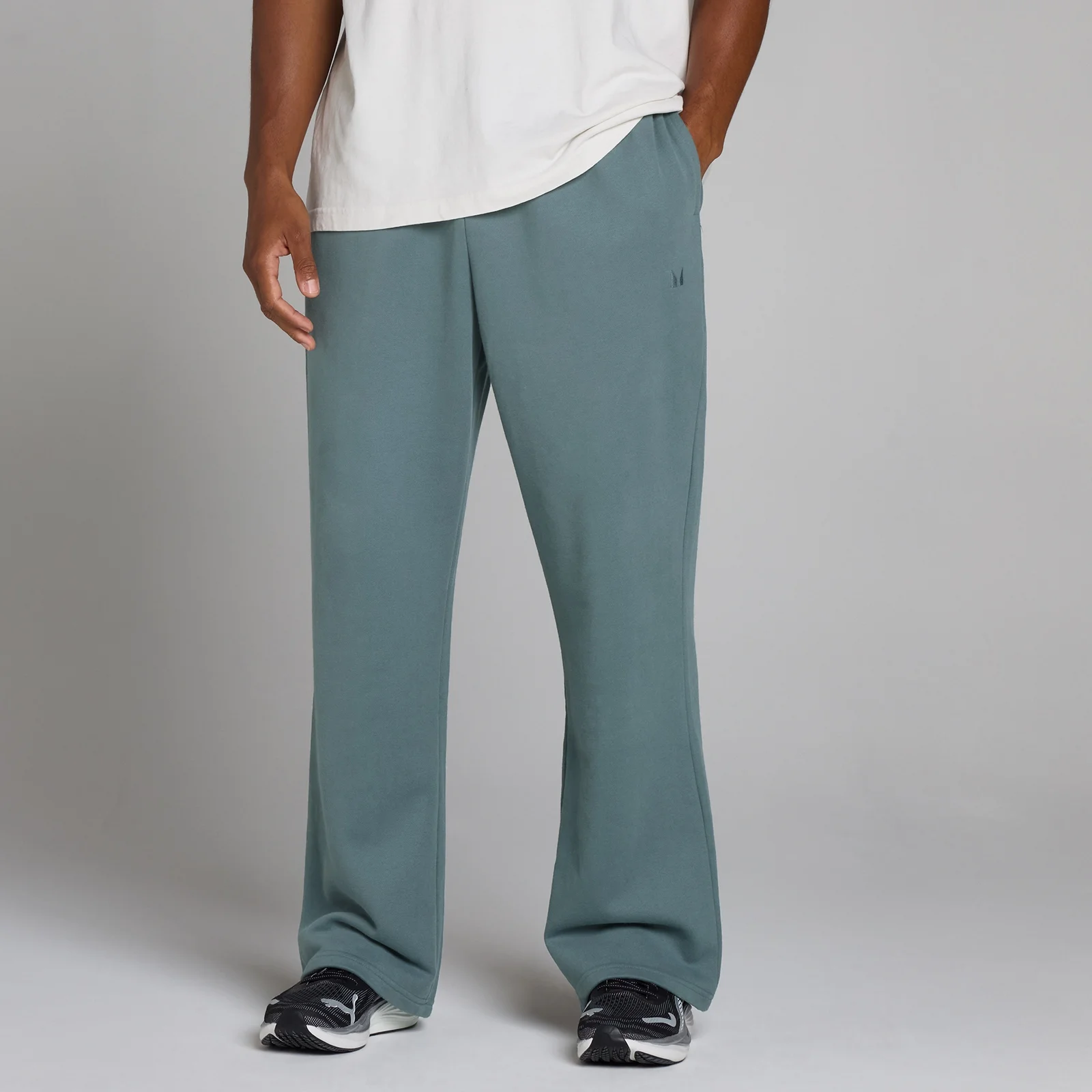 Oversized Rechte Pijp Joggingbroek - Future Blue - M Afbeelding 1