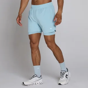 MP Heren Training 5" 2-in-1 Short - Ice - Size XS