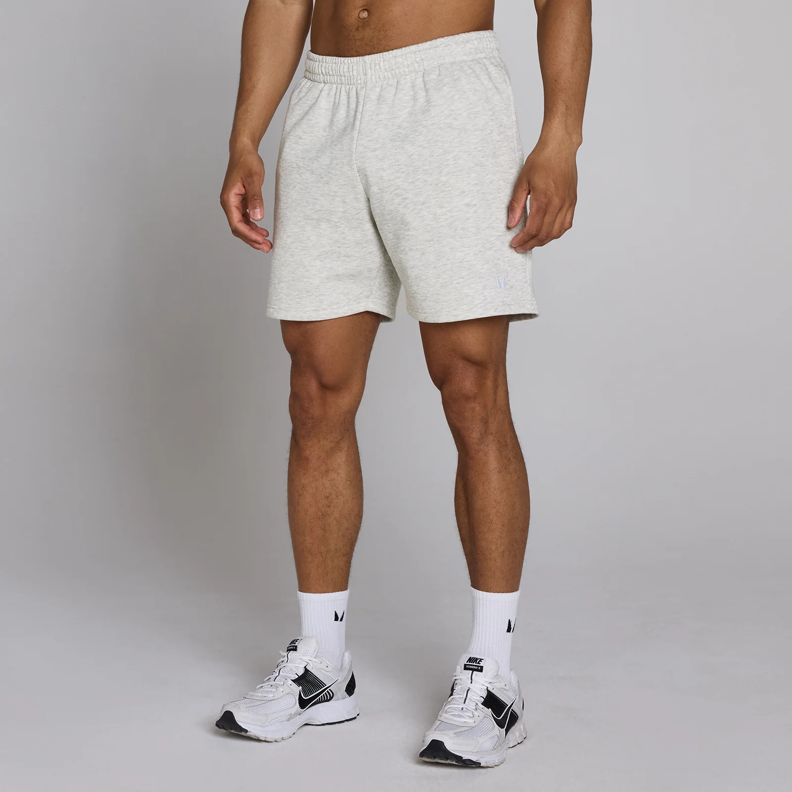 MP Men's Rest Day 7" Sweat Short - Light Grey Marl - L Afbeelding 1