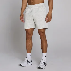 MP Men's Rest Day 7" Sweat Short - Light Grey Marl - Size XS