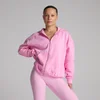 MP Dames Basics Hoodie met Rits - Cosmo Roze