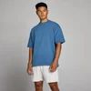 MP Heren Washed Oversized Katoenen T-Shirt - Track Blauw