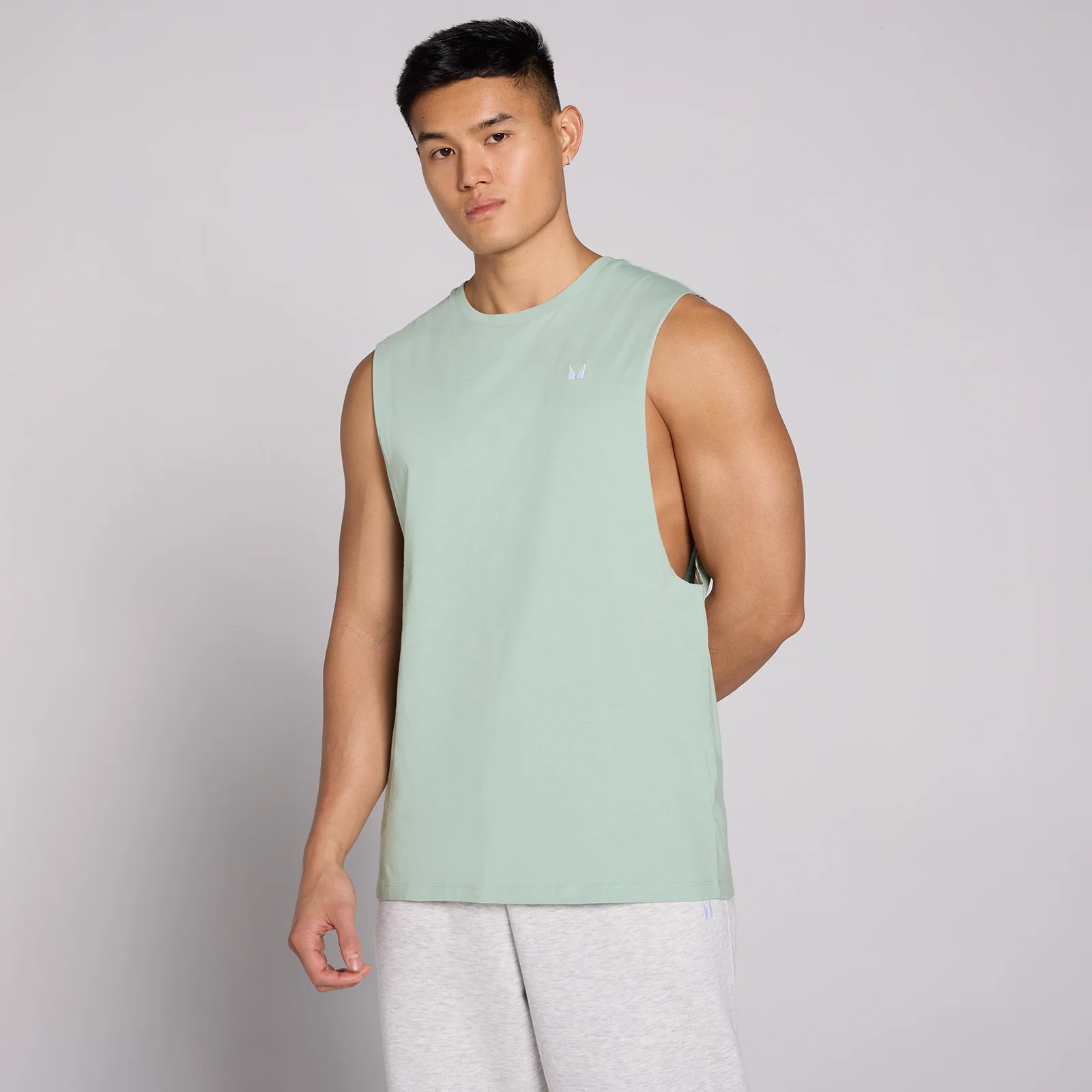 MP Heren Rest Day Tanktop - Eucalyptus - XL Afbeelding 1