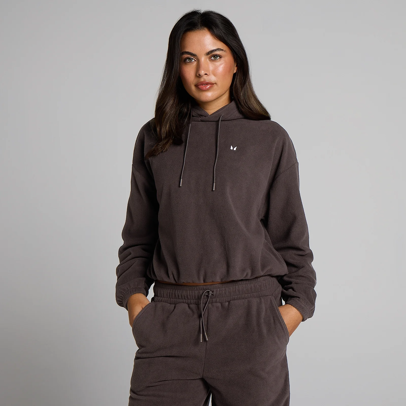 MP Dames Fleece Hoodie - Cacao - S Afbeelding 1