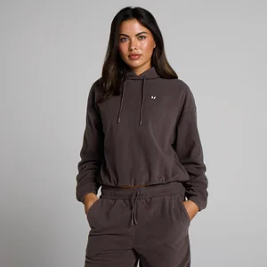 MP Dames Fleece Hoodie - Cacao - Size S