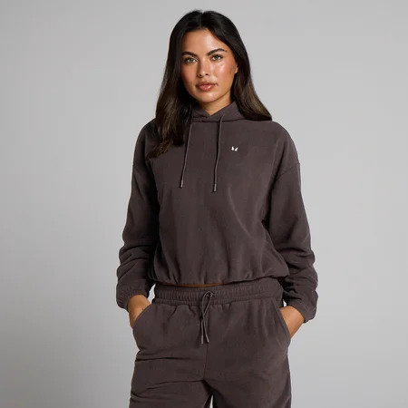 MP Dames Fleece Hoodie - Cacao