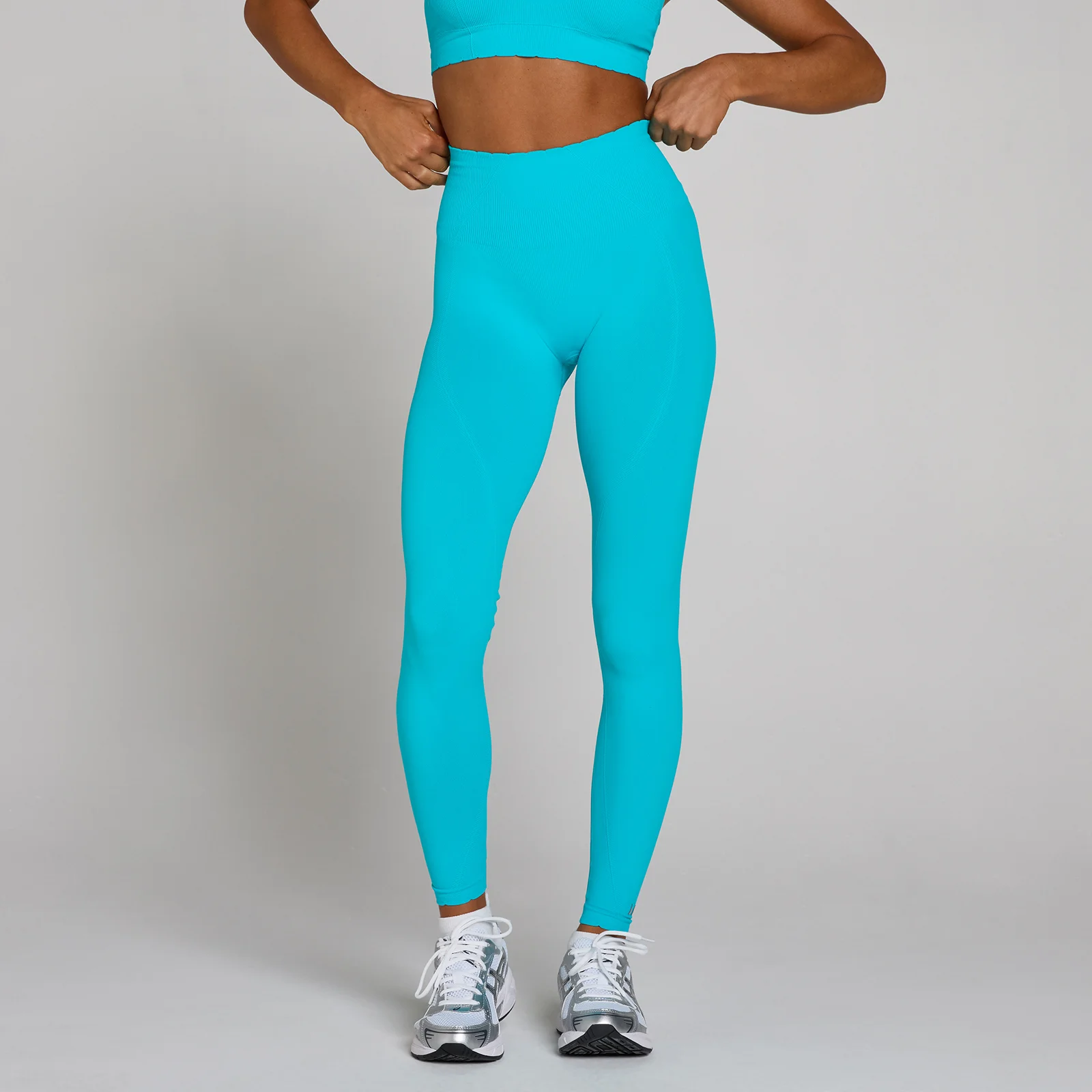 MP Women's Tempo Ultra Naadloze Legging - Elektrisch Blauw - XS Afbeelding 1