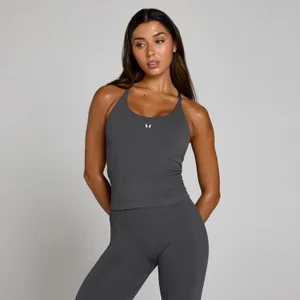 MP Women's Tempo Ultra Naadloze Longline Vest - Robust Grijs - Size XS