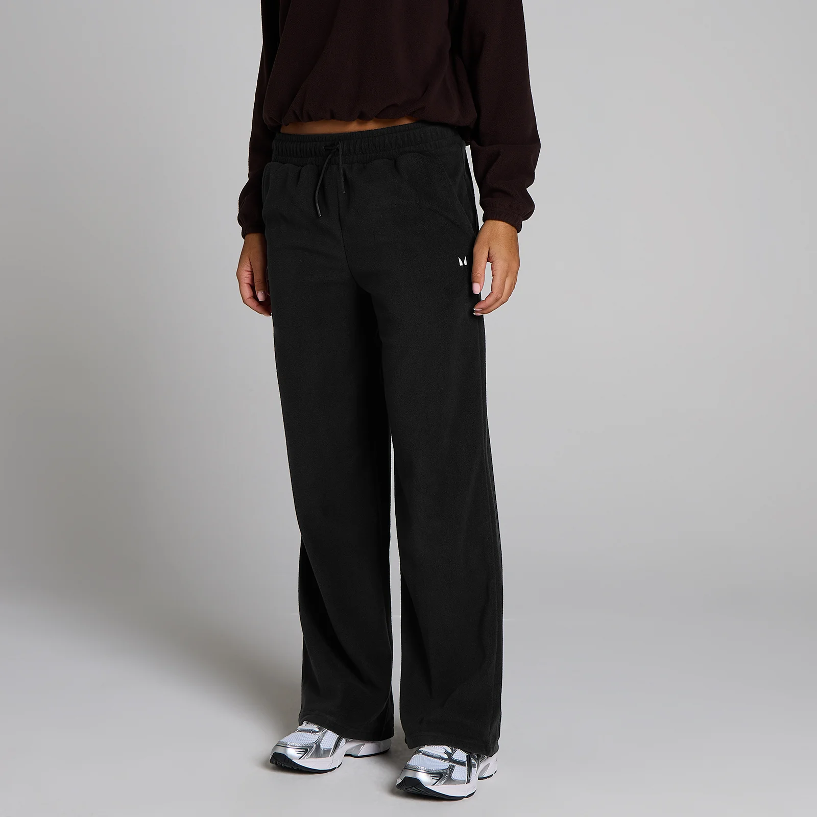 MP Dames Fleece Rechte Joggingbroek - Zwart - M Afbeelding 1