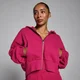 MP Women's Lifestyle Hoodie met Rits - Bold Berry