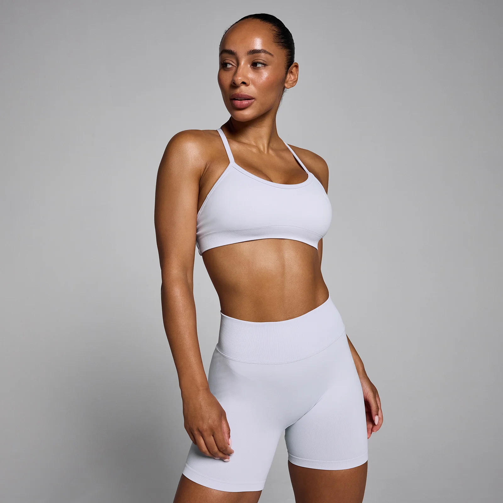 MP Women's Lift Naadloze Strappy Bra - Chalk Dust - M Afbeelding 1