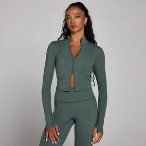 MP Dames Tempo Verkorte Jas - Cloudy Green - Size XS