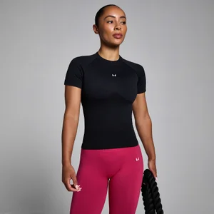 MP Women's Lift Naadloos Body Fit T-Shirt - Zwart - Size XL