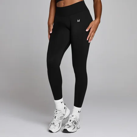 MP Women's Seamless Invisible Scrunch Legging - Gewassen Zwart