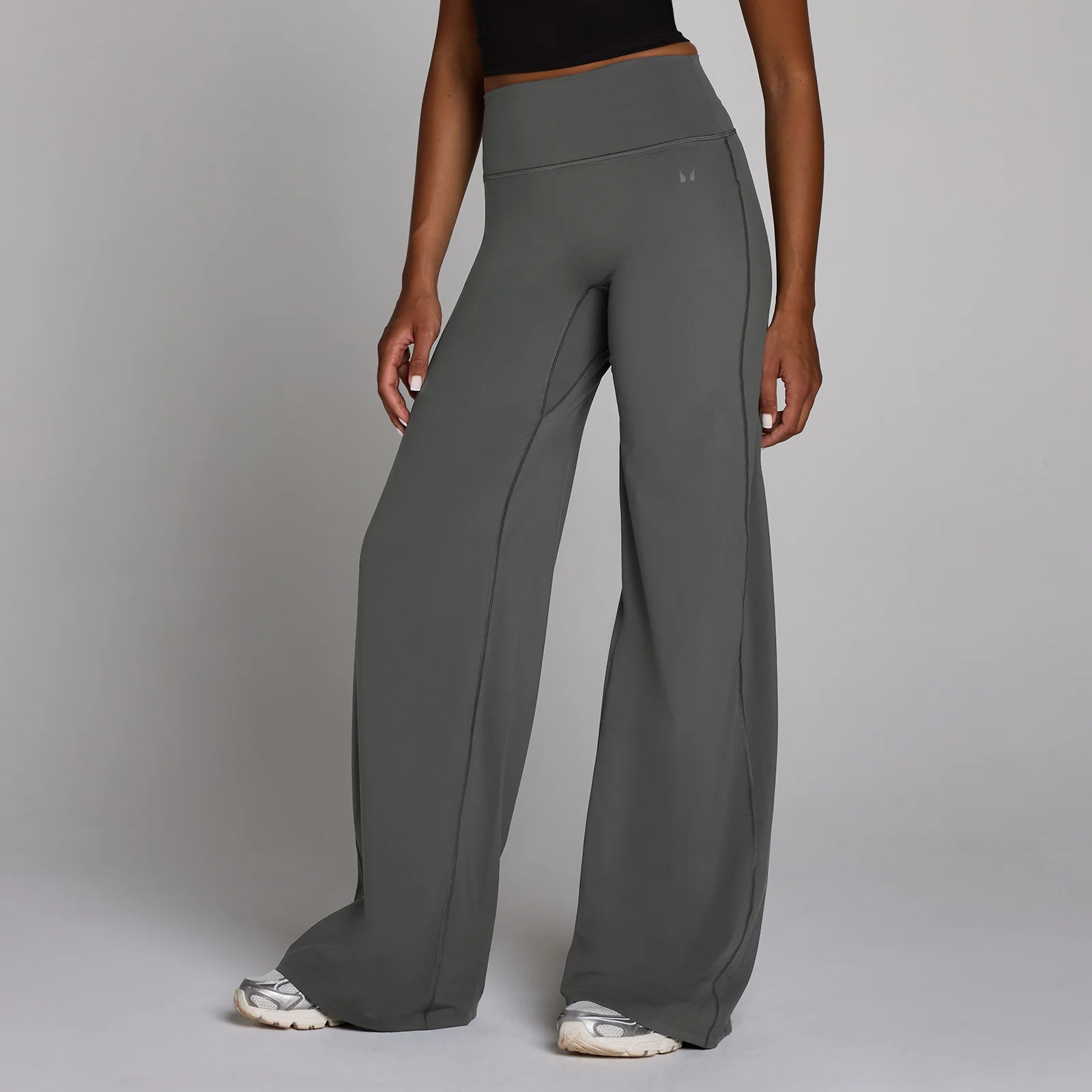 MP Women's Tempo Wide Leg Leggings - Donkergrijs - M Afbeelding 1
