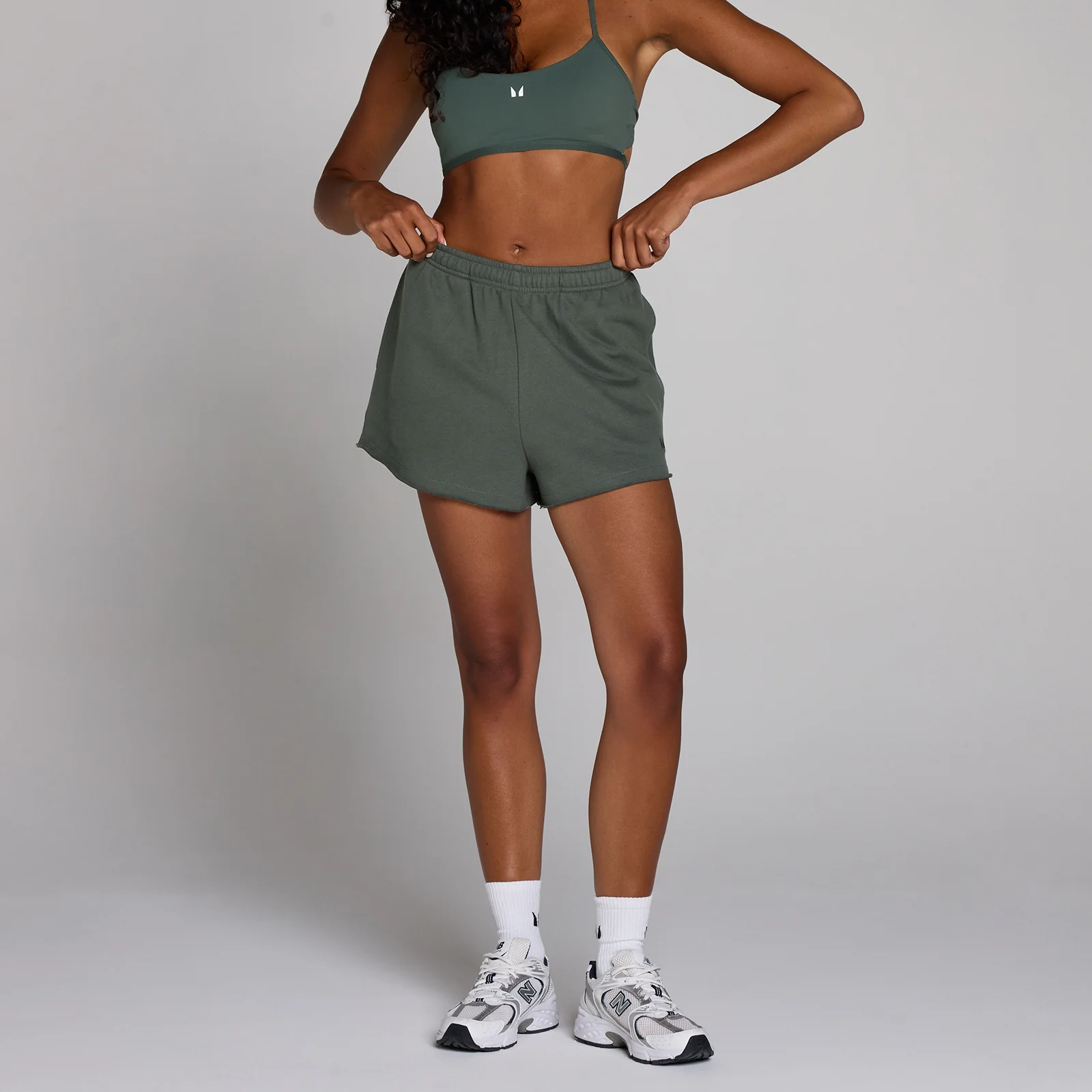 MP Women's Lifestyle Sweatshorts - Cloudy Green - S Afbeelding 1