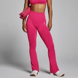 MP Dames Tempo Seamless Flared Legging - Bold Berry - Size XS