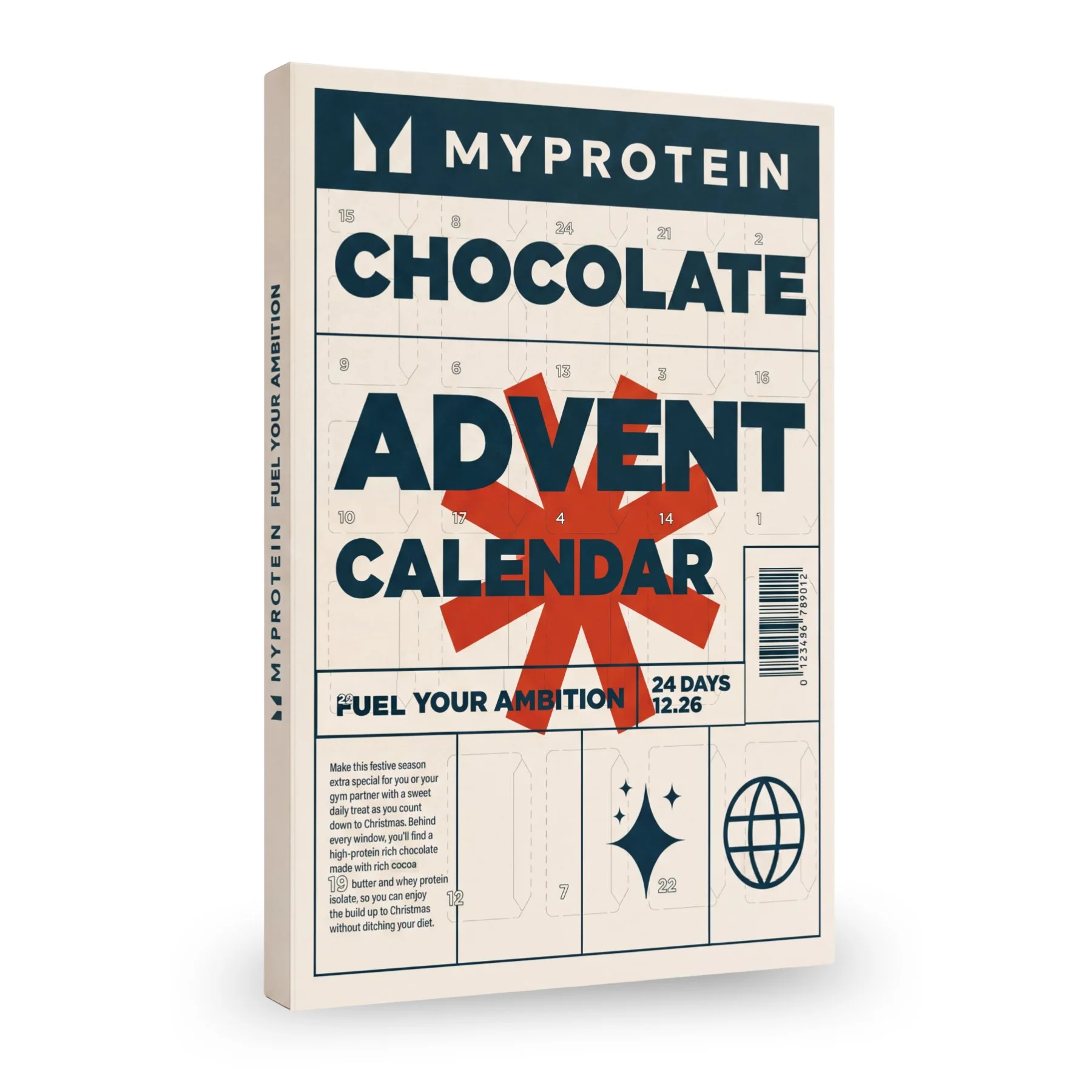 Chocolade Eiwitten Adventskalender Afbeelding 1
