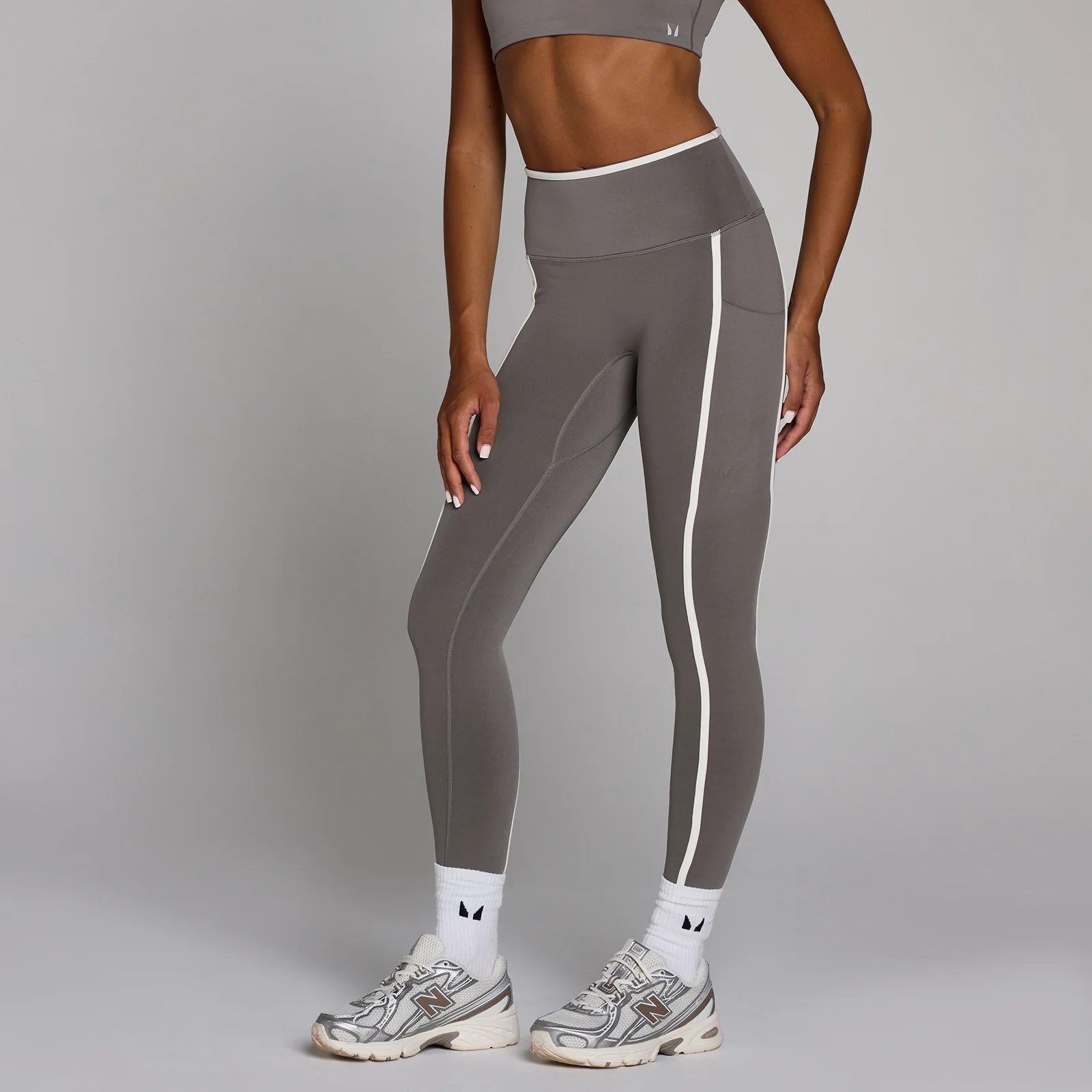 MP Women's Velocity Contrast Legging - Asgrijs - S Afbeelding 1