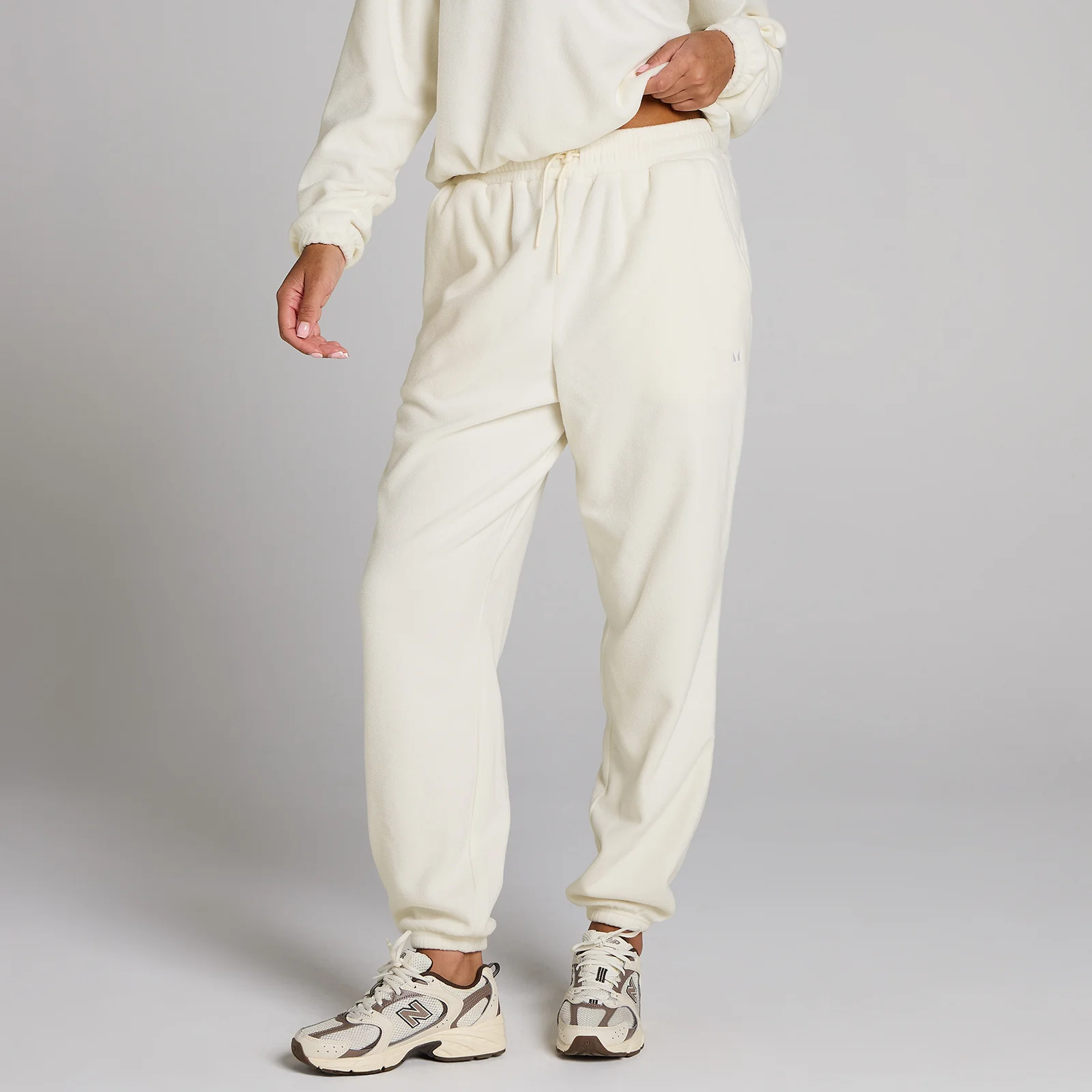 MP Women's Fleece Joggingbroek - Parel - S Afbeelding 1