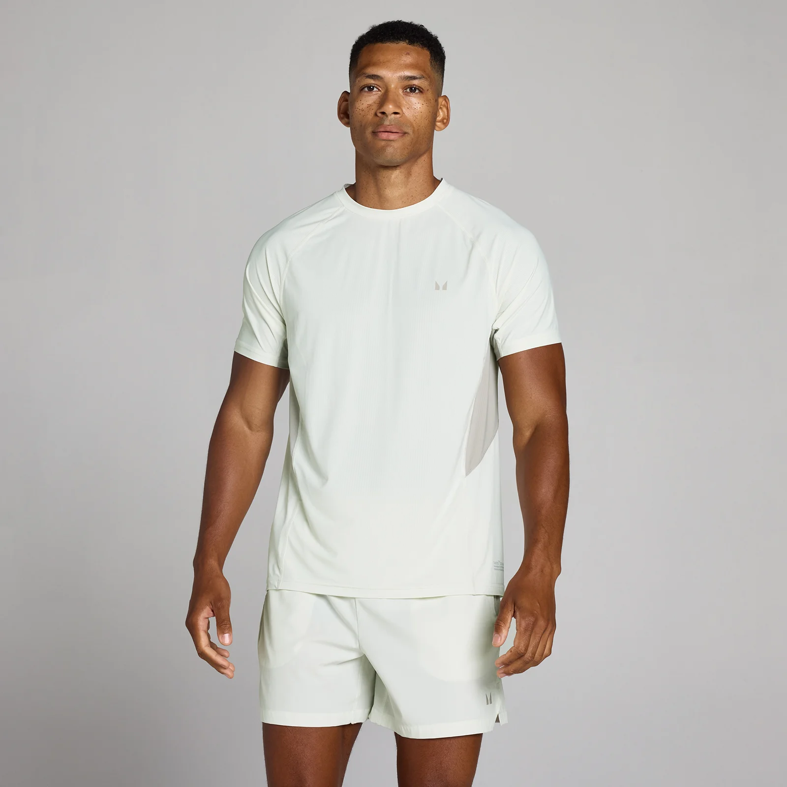 MP Men's Training Ultra Mesh T-Shirt - Digital White - XS Afbeelding 1