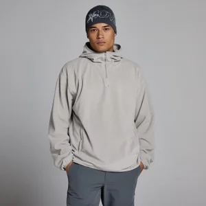 MP Heren Fleece 1/4 Rits Hoodie - Sustained Grey - Size M
