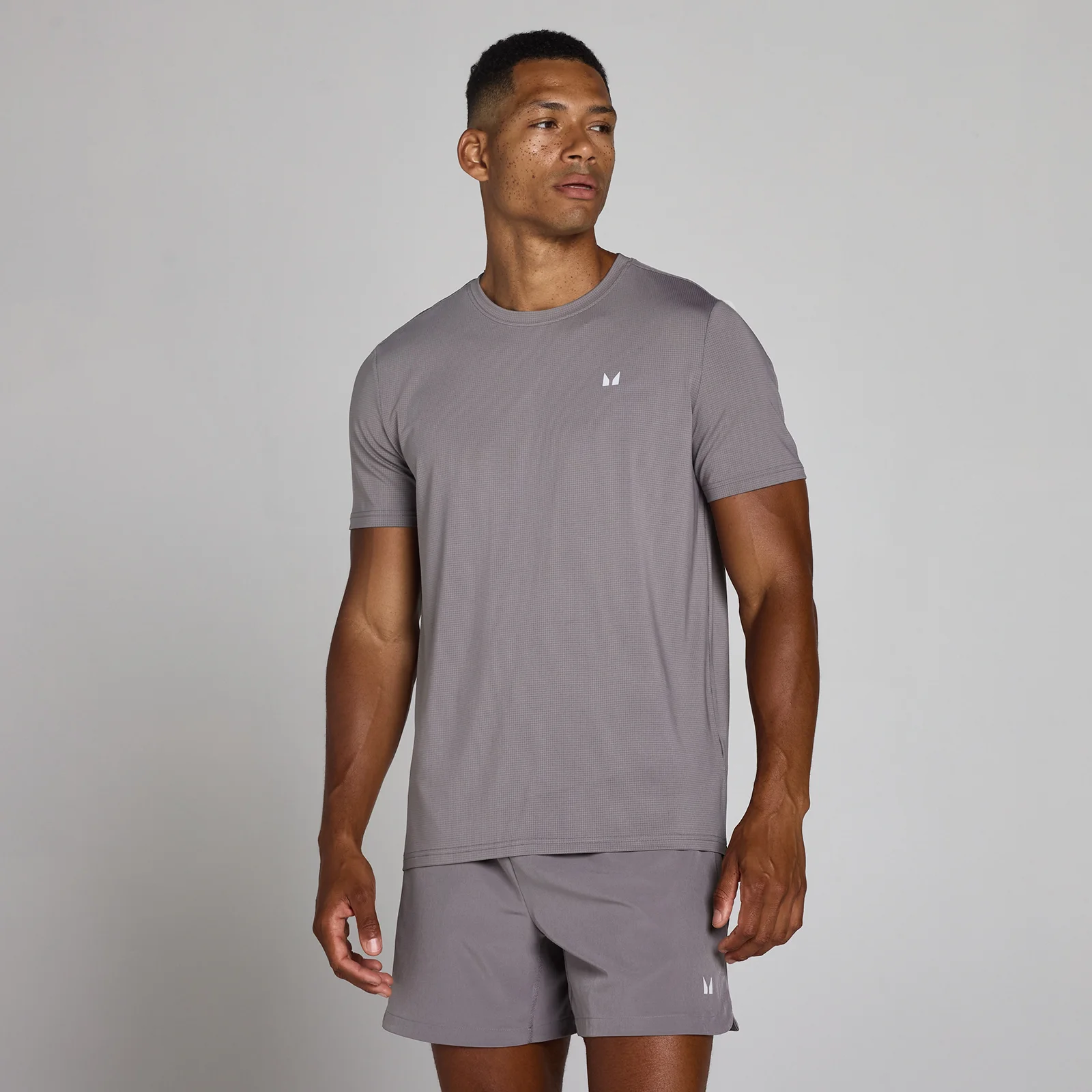 MP Men's Training Grid T-Shirt - Graphite - M Afbeelding 1