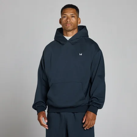 MP Heren Rest Day Oversized Hoodie - Donkermarineblauw