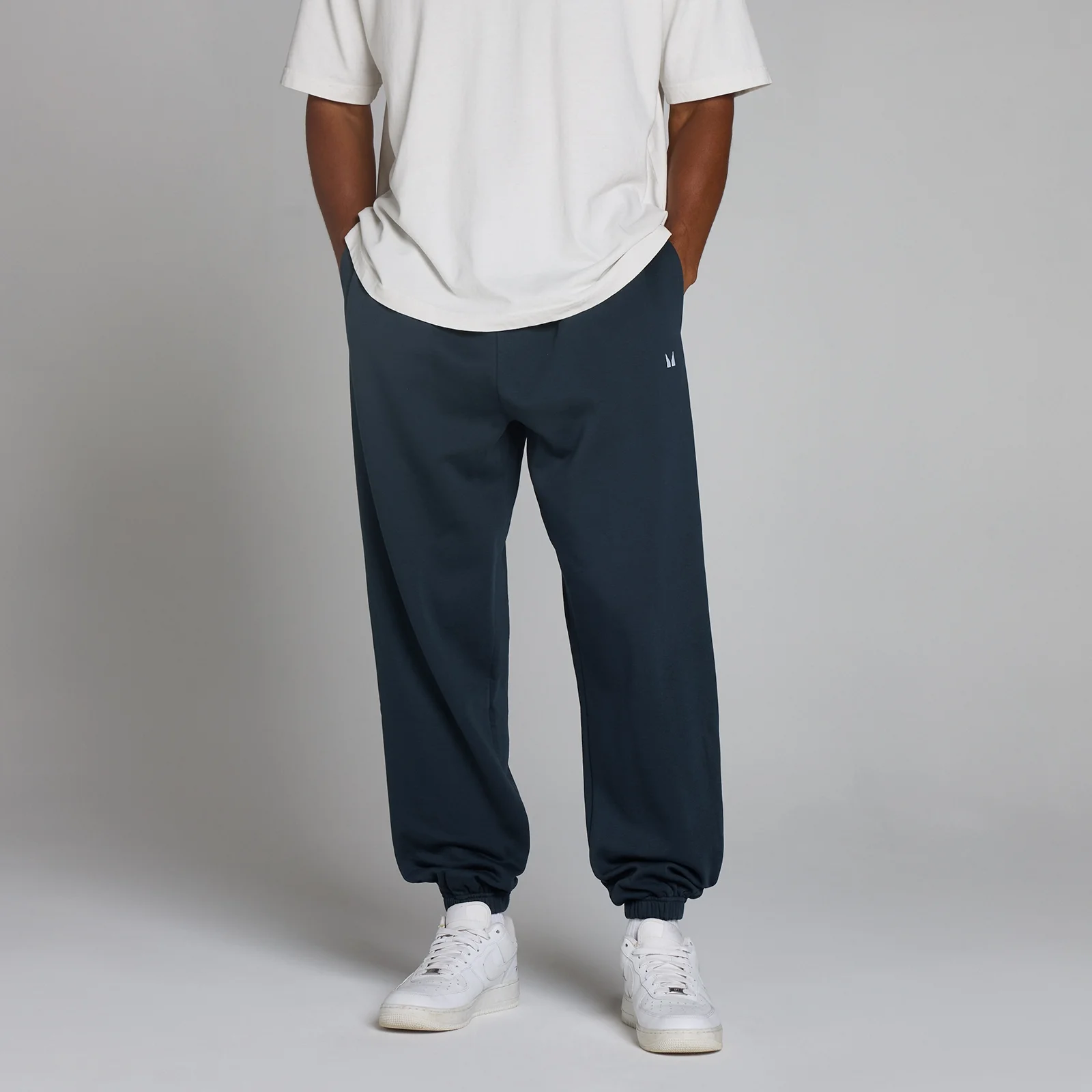 MP Heren Rest Day Oversized Joggingbroek - Donkermarineblauw - M Afbeelding 1