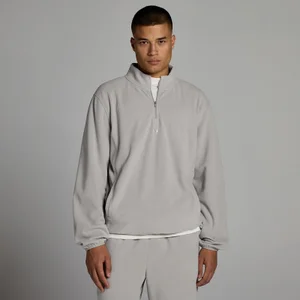 MP Heren Fleece 1/4 Rits - Sustained Grijs - Size L
