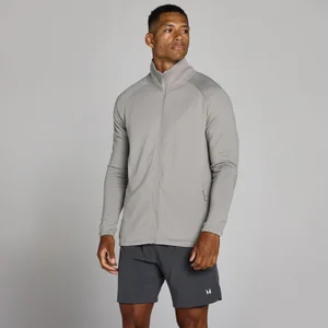 MP Heren Training Ultra Gridded Zip Through - Chalk Grey - Size XS