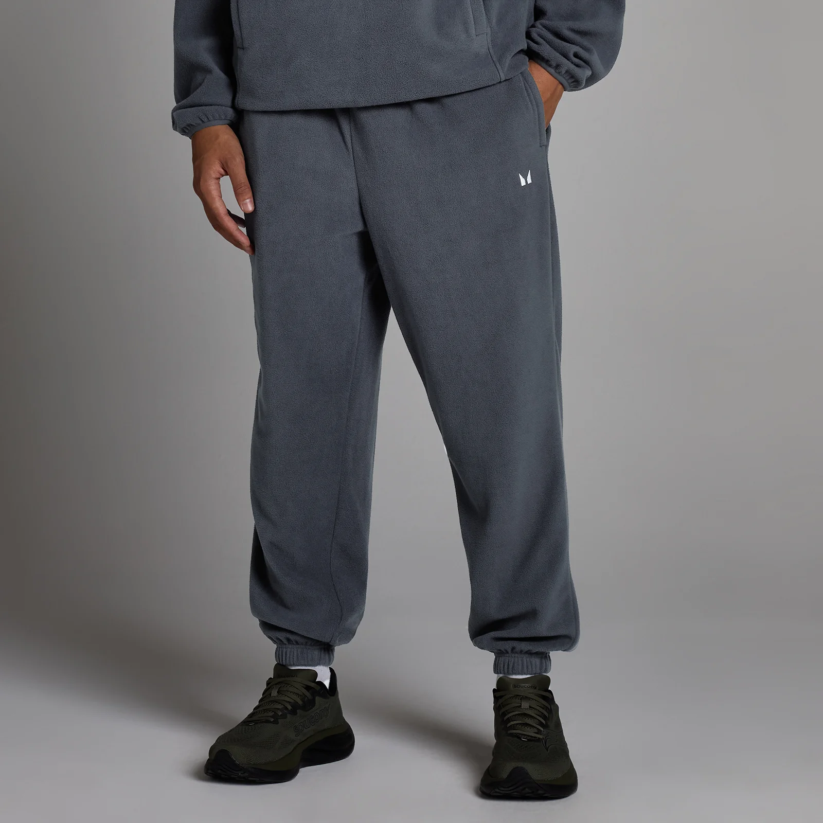 MP Heren Fleece Joggingbroek - Graniet - XS Afbeelding 1