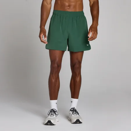 MP Heren Training 5" Geweven Short - Racing Green